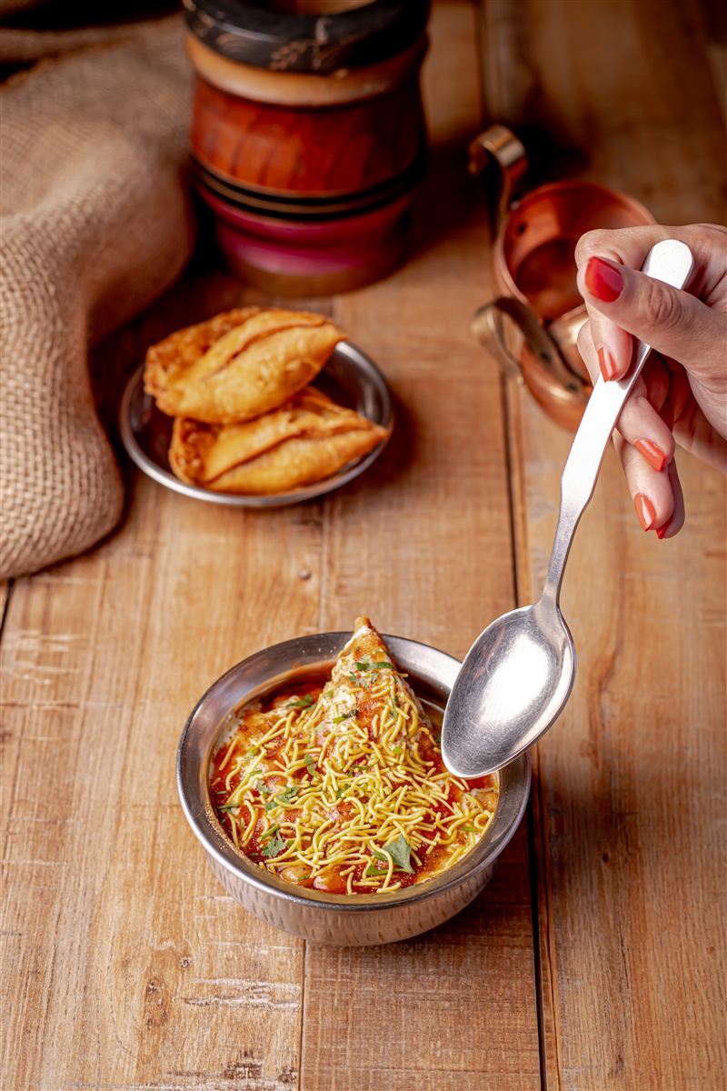 Rajdhani Delights catering spread